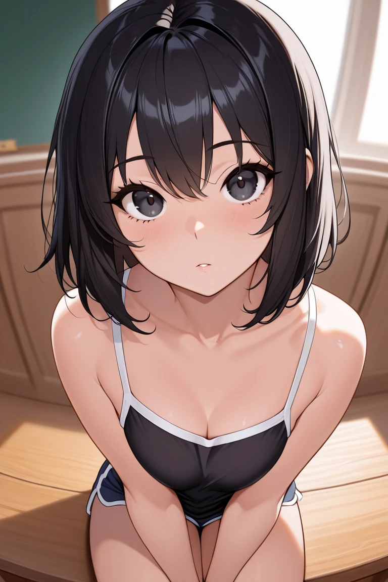 (Highest quality:1.4),(masterpiece:1.4), (Black Hair:1), ( Black Hair:1),(Beautiful big boobs:1), (Beautiful woman:1.4), (Sweat:1.2),(Excited:1.4), (Embarrassing:1.3),Orgasm Feife, (Sexual Ecstasy Face:1.2),(black Sweater:1.2),(Lie on your back on the bed:1.2),(Upper Body:1.6),(Black Lace Bra)