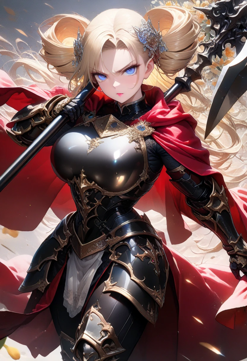 (photorealistic:1.8, highest quality:1.8,8K masterpiece:1.8,High resolution,muste piece:1.8,RAW Photos,cinematic lighting),No split screen,medieval fantasy、burning castle、
(1 Valkyrie:1.3)、((Completely naked、combat hair ornament、red leotard、bondage、choker、knee high tights、Nipple piercing、beautiful butt,beautiful thighs,plump nipples,Nipples are visible through the costume,cameltoe,slender abs:1.2),beautiful and detailed eyes:1.7,beautiful skin:1.8,
(Soryu Asuka Langley)(character focus)、Stoic,
(midium Hair:1.2,beautiful shining blonde hair:1.5))、
Fight monsters with a flaming sword、critical hit