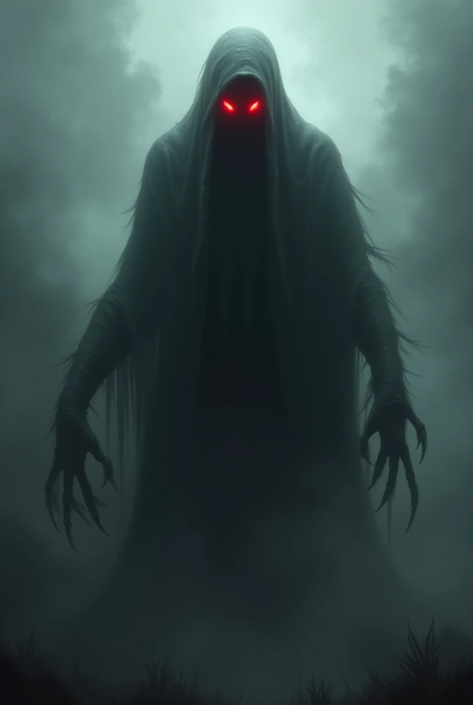 A dark shadow that always follows someone, with red eyes and an appearance that vaguely resembles a human.