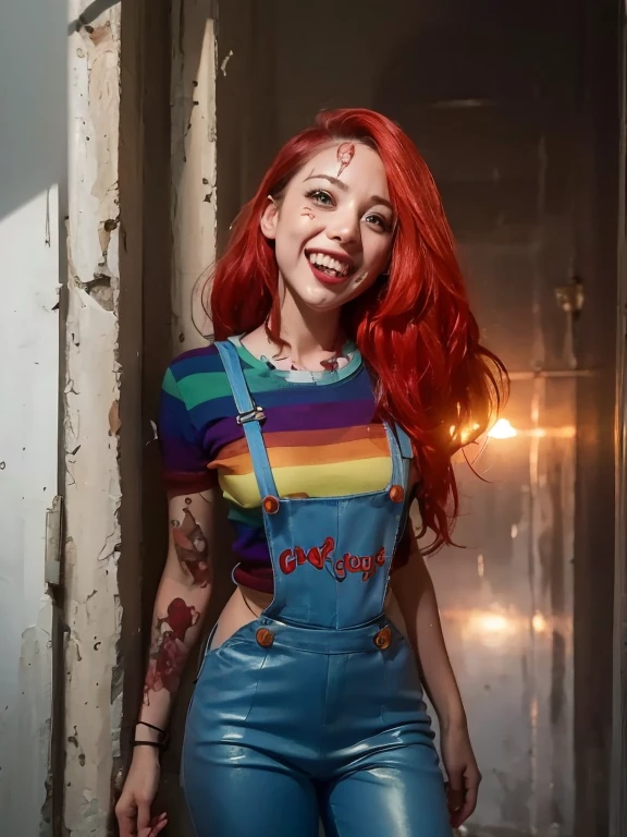 A woman in chucky cosplay - SeaArt AI