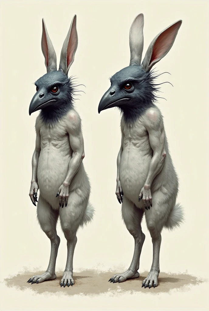 A sharp focus pretty soft shading watercolor lined digital artwork lepidopteran moth wings winged smiling furred nude featureless looking at viewer standing simple background concept art character model sheet