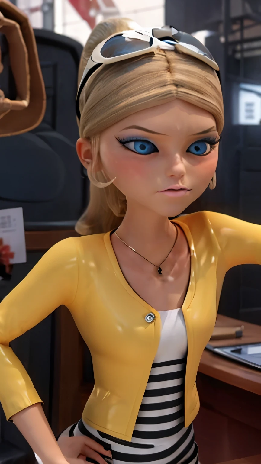 Chloe is very hot. busty. cutout. production