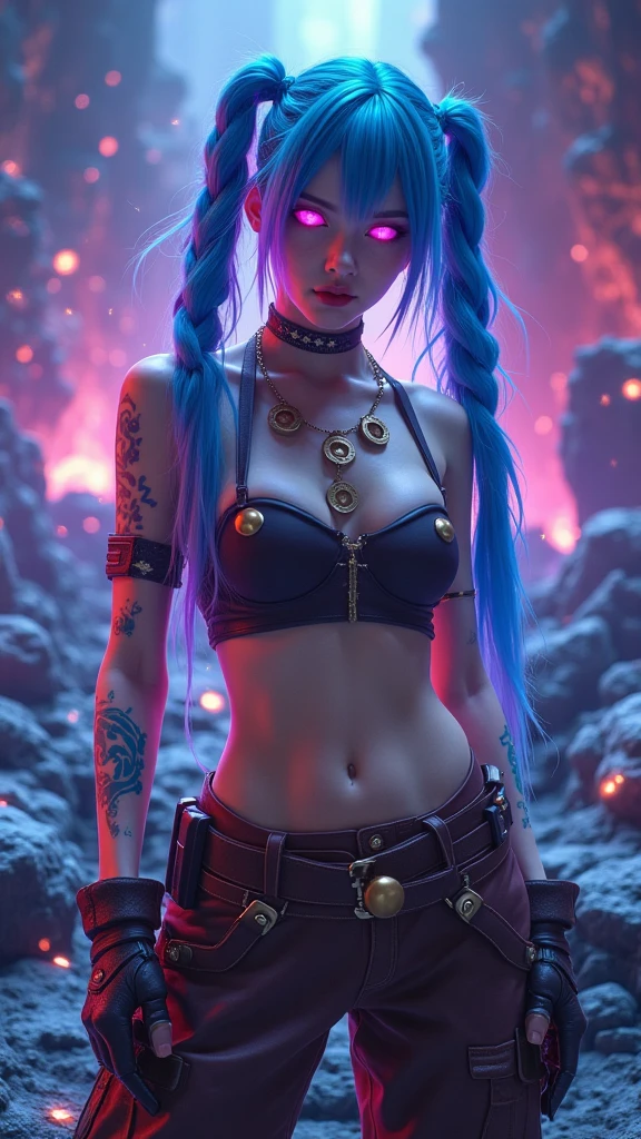 (Closeup portrait),portrait, (savage, tribal, jungle), [ fantastic, fantasy ], BREAK cosplay of: mature, beautiful,mulatto,tanned, sunburned, young girl-vampire, realistic photo of female vampire with (rainbow streaked hair :1.3), bat furry, (bat ears), (2 bat wings), (sharp fangs :1.2), open mouth,smug smile,  BREAK  futuristic_extremely_detailed_tight_(lacy, silk, satin, leather, latex )_(clothing, skirt), black leather straps, garter-belt, dog restraint spiked leather collar with a leash, slim latex bra, deep cleavage,  BREAK   detailed face, detailed beautiful shiny red eyes, slit pupils,detailed pupils, BREAK  metallic reflections, ancient silver amulet between her chests, face makeup,  ((tatooed, marked)_with_shining_runes), magic glowing wombo tattoo, muscular_body, shiny white skin, tropical city ruins fog,    BREAK 1girl, (large breasts :1.3),big hanging chests, see-troughs erect nipples, medium length white hair, thick thighs, slim muscle waist, BREAK  seductive leaning ahead posing in camera,     (masterpiece, best quality, beautiful and aesthetic:1.2, fractal art:1.4 ),   smalldetailed, detailed, intricate, atmosphere art, dramatic light, 4k,8k,16k, unreal engine 5 render,