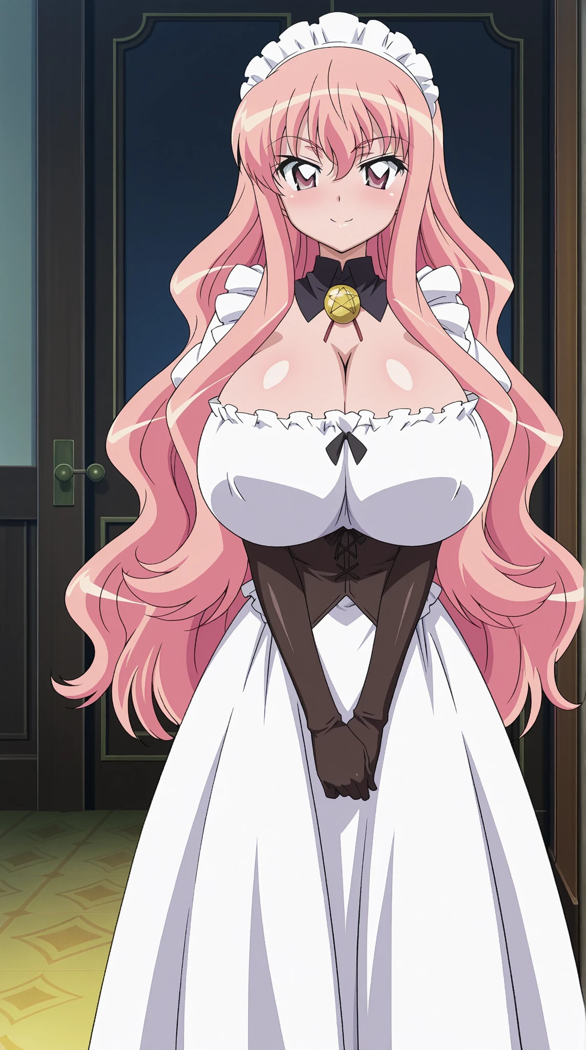 jewelry, earrings, complex detailed background, casino environment, fancy interior environment, rich
interior, masterpiece, best quality, highly detailed, a anime girls in maid uniforms with a gun posing for a
picture, maid outfit, cleavage, evil smile, smile, open mouth ,ecchi anime style, anime girls, ecchi style,
ecchi, digital anime art!!, in anime style, official artwork, (nsfw) not safe for work, beautiful anime maid
girl, anime style 4 k, micro skirt, exposed belly, exposed navel, exposed midriff, exposed lower belly,
holding a gun,