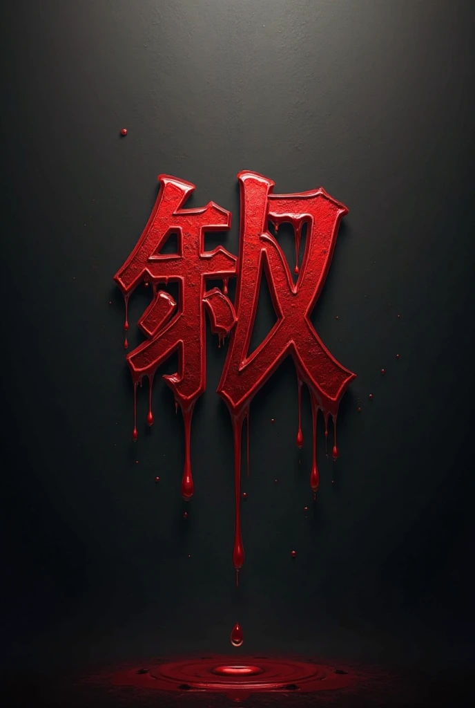 Ink font，bloody