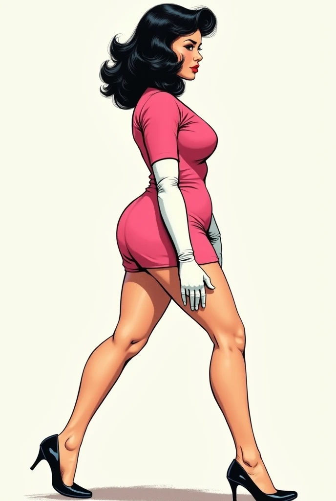 (Best quality, 8k, 32k, Masterpiece, UHD:1.2),Photo of Pretty woman, ((1 girl)), ((solo)) embodiment of chess piece, chess theme, white and black attire,(medium-short dark brown hair), double eyelid, large breasts, breast cleavage, dressed in queen chess piece attire, high heels, chess theme, chess, full covered in costume, super villain chess woman standing on chessboard, look at viewer, faint smile, from below