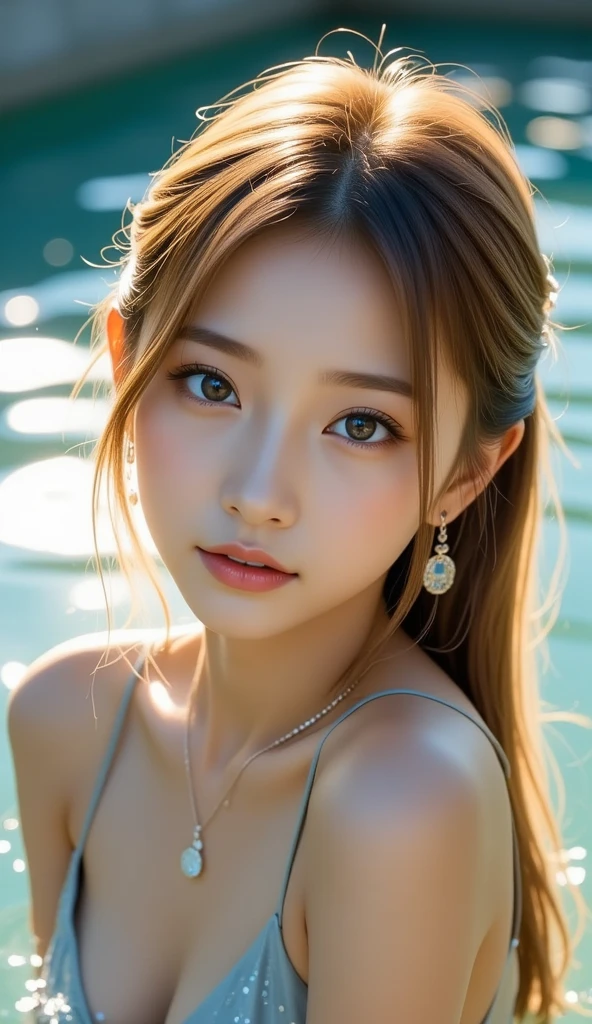 (Highest quality, 8k, masterpiece: 1.3),sexy underwear double eyelid Fine grain Big Breasts Highly detailed face and skin