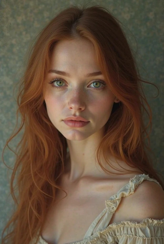 a red-haired woman with blue eyes and a red and white dress, beautiful young modelo, beautiful model , beautiful model girl, beautiful young, very beautiful model, beautiful seductive teenager, beautiful model, beautiful young, very beautiful girl, beautiful young mulher, soft portrait photographed in 8k, Ukrainian girl, very beautiful young woman, cute pretty, beautiful portrait image