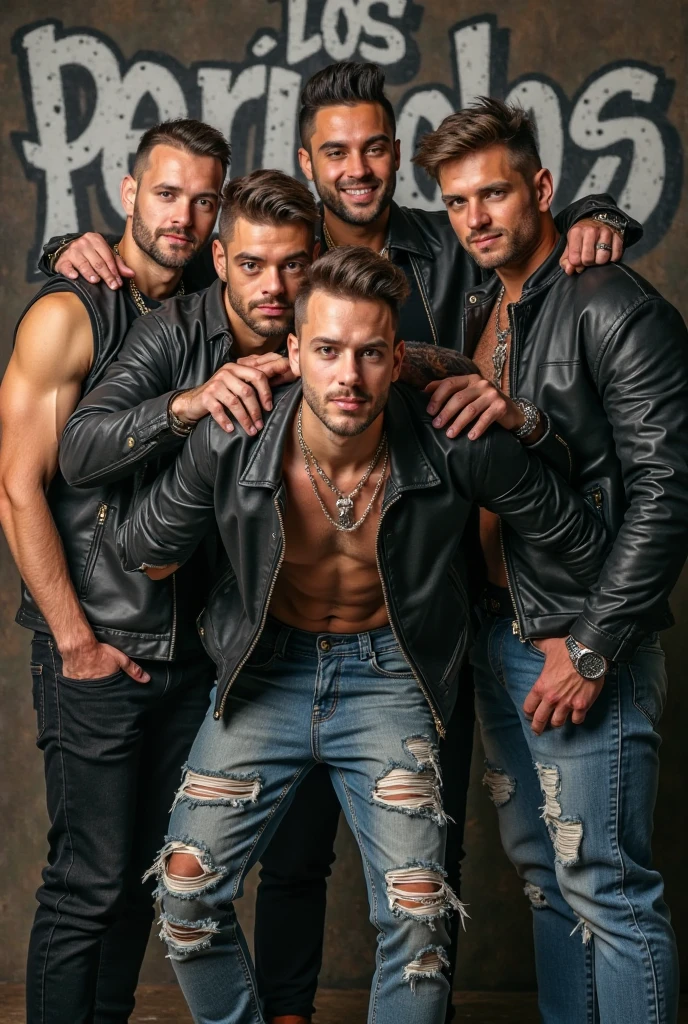 luminosoc,retroiluminado, Masterpiece Scenography, varios hombres musculosos , desnudos, pollas con erecciones enormes,pecho muy peludo y abultado, luchando en un ring, algunos golpean en los abdominales, algunos golpean en el pecho, forming a circle, con caras muy maliciosas y sonrisas malvadas