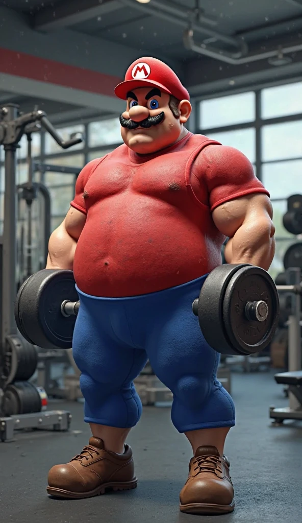 Barefoot furry character, full body, solo, furry male, vivid colors, cinematic.
Strict brawny bulldog coach with dark brown and black fur wearing a whistle around his neck and a red sweatband on his forehead. This bulldog represents the evil embodiment of physical education as a school subject, depicting stereotypes and prejudices towards school coaches. Evil smile, gold iris of eyes, buzz cut hair style (blond hair), yellow tank top, red pants, arrogant, grumpy. He is situated in gymnasium full of gym equipment like dumbbells, jump ropes, and exercise mats. Nice big feet paws.
BREAK, detailed background, 8K, (masterpiece:1.5), intricate details, highly detailed, extreme detail, octane render, Professional Photography, fine art, best quality, highres, (detailed face:1.5), ((full_body)), UHD, (((perfect hands))), low ligth:1.2