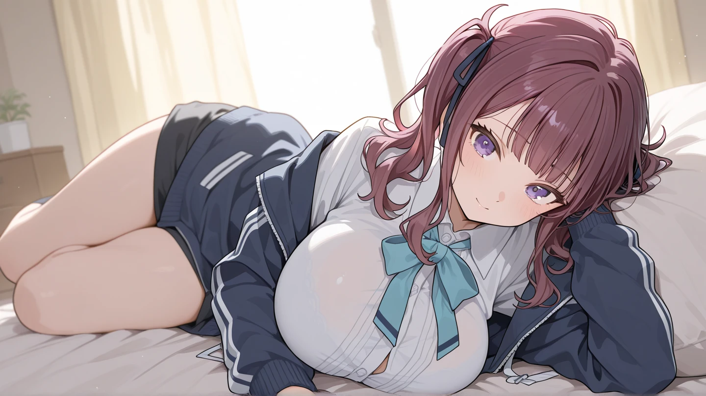 Ahegao、big breasts、young、、school bag、private server、(Squirting、spread your legs、Cowgirl、masturbation:1.2)、