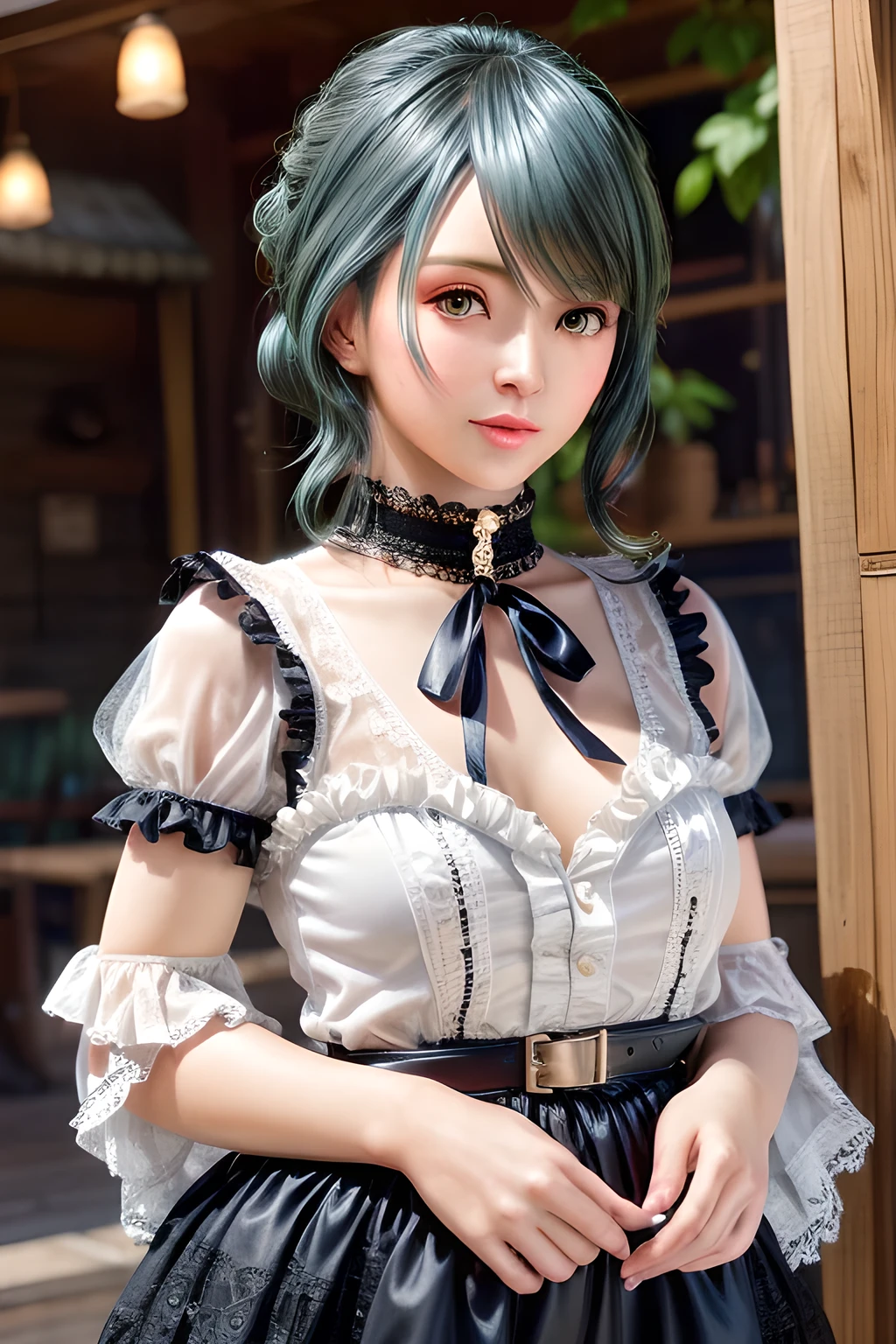 1 girl,in a two-piece wedding dress,beautiful detailed eyes,beautiful detailed lips,extremely detailed eyes and face,long eyelashes,loli character,two-piece wedding dress,white gown,detailed lace trim,(best quality,4k,8k,highres,masterpiece:1.2),ultra-detailed,(realistic,photorealistic,photo-realistic:1.37),elegant,traditional wedding attire,fancy hairdo,big bow on the back of the dress tamaki