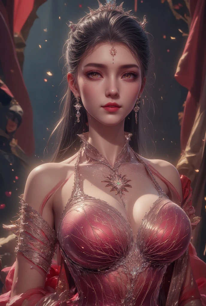 (Reality: 1.4), super details, beautiful and beautiful, masterpieces, masterpieces, best quality, lifelike rendering, scattered posture model, illusory, 1girl, (random posture, random action), perfect lighting, detailed lighting, detailed lighting , Drama shadow, glowing, long hair, surrounding, perfect ratio, cutting ribbon, luxury, jewelry, gorgeous, bracelets, folding
