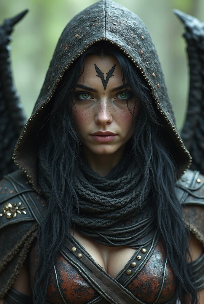 Fantasy, digital painting, dreamlike aesthetic, (best quality: 1.3), (8K), (large master photo), (edited hair), (vivid colors), perfect anatomy, perfect face, symmetrical face, perfect eyes, symmetrical eyes , (intricate details:1.3), vivid colors, ((dark shadows), (extreme details:1.3), ((natural light)), (divine rays), highlights on the skin,
Beautiful and exotic ((medival assassin)) sneaks through the dark, overgrown jungle, hunting for prey, lithe, sexy, camouflaged with body and face paint, she wears a black open coat with a hood, dark rainforest, cleavage, plants in the foreground, background: dense primeval jungle), erotic, sexual, sensual, cyborg, cable, glowing, fighting stance, fighting pose, perfect face, absurdres, extremely detailed, ((correct anatomy)),
hyperdetailed face, hyperdetailed body, Hyperdetailed limbs, hyperdetailed background, (detailed face), detailed eyes, perfect face, (expressive eyes), (masterpiece), natural lighting, 8k, dynamic composition, epic, exquisite composition, professional photography, canon eos d5,togruta, cyborg, cable, glowing, mechanical parts, cyberpunk, android, ((reelmech)),