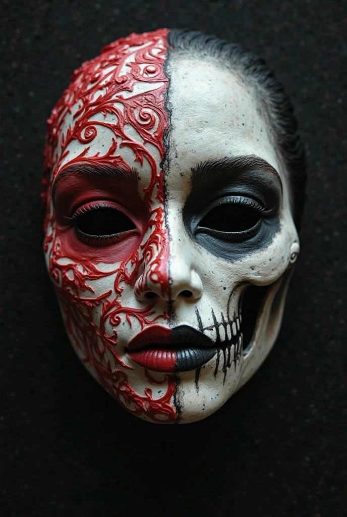 cs-l3ath3r, black-toned summer male vampire face, steampunk, intricate white and scarlet fractal, damaged, billowing dark glitter, very detailed, <lora:SDXL_White_Sa_May:0.75>