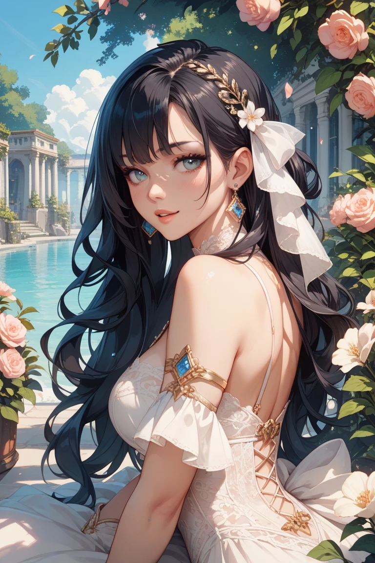 There&#39;s a woman with pink hair and a black blouse, anime styling 4 k, anime styling. 8K, anime styling 3 d realista, cyberpunk anime girl girl, seductive anime girl girl, anime wallpaper 4k, non-style artwork by guweiz, anime girl girl, photorealistic anime girl girl render, best 4k konachan anime wallpaper, female cyberpunk  anime