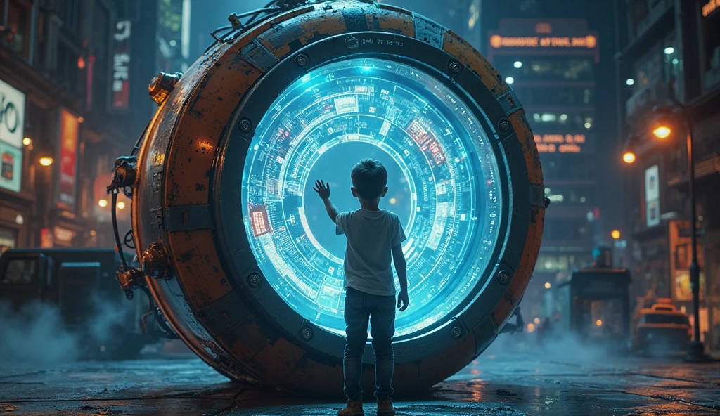 Time Machine and a boy