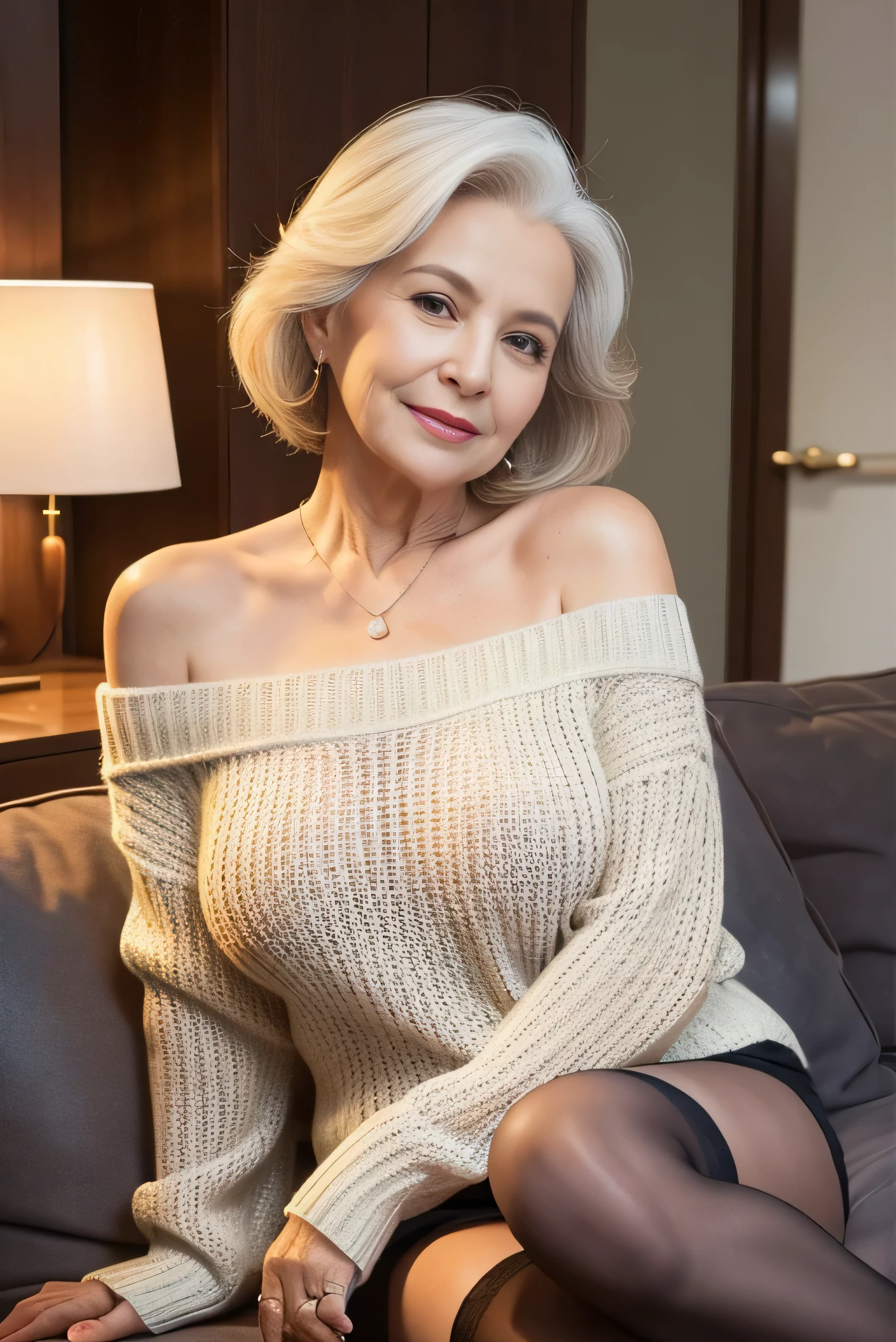 Beautiful older woman, cute,sexy,80 years old,,sexy,wearing a pearl necklaceold woman,busty,Curly hair, PERFECT PUSSY, PERFECT NIPPLES,