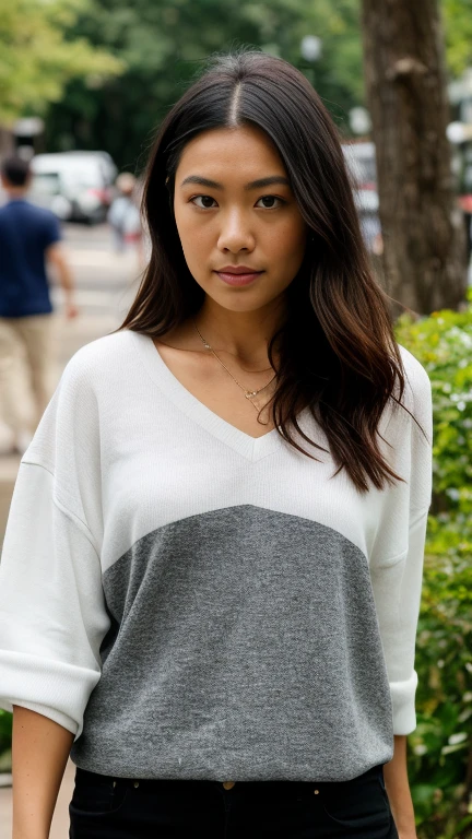 dasha_taran, <lora:DashaTaranXL:1> (walking down the street at dawn), hawaii, posing for the camera, turtleneck sweater, model shoot, (masterpiece, best quality, ultra-detailed, best shadow), high contrast, (best illumination), ((cinematic light)), colorful, hyper detail, dramatic light, intricate details, (1 girl, solo) , ultra detailed artistic photography, dreamy, backlit, shadows, ultra high definition, 8k, ultra sharp focus, ultra high quality model, soft lighting, film photography, analogue photography, hyperrealism,, ((perfect eyes, detailed eyes,realistic eyes)), ((sharp face, detailed face, realistic face, naturtal skin, realistic skin, detailed skin, pores))