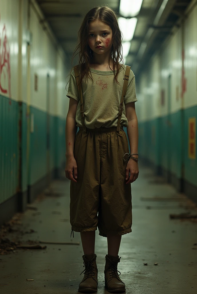 (Best quality, 8k, 32k, Masterpiece, UHD:1.2), "Transform the scene into the eerie and dilapidated setting of the house on 29 Neibolt Street from the movie 'IT.' Picture an old, abandoned Victorian-style house with a dark, sinister atmosphere. The exterior is covered in weathered, peeling paint and overgrown with ivy and weeds, giving it a haunted appearance. Broken windows and sagging porch beams add to the house's decrepit look.
The front yard is littered with debris, overgrown grass, and scattered leaves, creating a neglected and foreboding environment. A rusty, creaky gate swings open slowly, leading to the cracked and uneven pathway that winds towards the ominous front door. The door itself is slightly ajar, revealing a glimpse of darkness within.
Inside, the house is even more unsettling. The walls are covered in faded, peeling wallpaper, and the floors creak with every step. Dust and cobwebs cover every surface, and broken furniture is scattered throughout the rooms. The air is thick with a sense of dread and decay.
In the living room, an old, tattered couch sits beneath a broken window, casting eerie shadows on the floor. A staircase leads to the upper floors, each step echoing ominously in the empty house. The basement door stands slightly open, hinting at the horrors that lie below. ((staircase)) ((stairs))
The overall ambiance is one of fear and abandonment, capturing the terrifying essence of the house on 29 Neibolt Street from 'IT.' The setting should evoke a sense of unease and suspense, as if something sinister is lurking just out of sight."