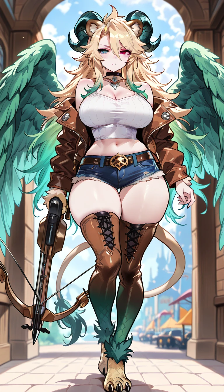 masterpiece:1.2, best quality, realistic, (real picture, intricate details, depth of field), ((woman, beautiful detailed face, longe wavy blonde hair, huge breasts, gorgeous aquamarine eyes, highly-detailed, perfect face, (skindentation), thick thighs, wide hips, small waist, tall body, big ass), blushing, )) anime, illustration, Japanese retro futurism, cyber, sci Fi, angel theme, future angel, full body, one piece style, anime, retro futurism, twin tails hair, girly, feminine, cute, playful, 