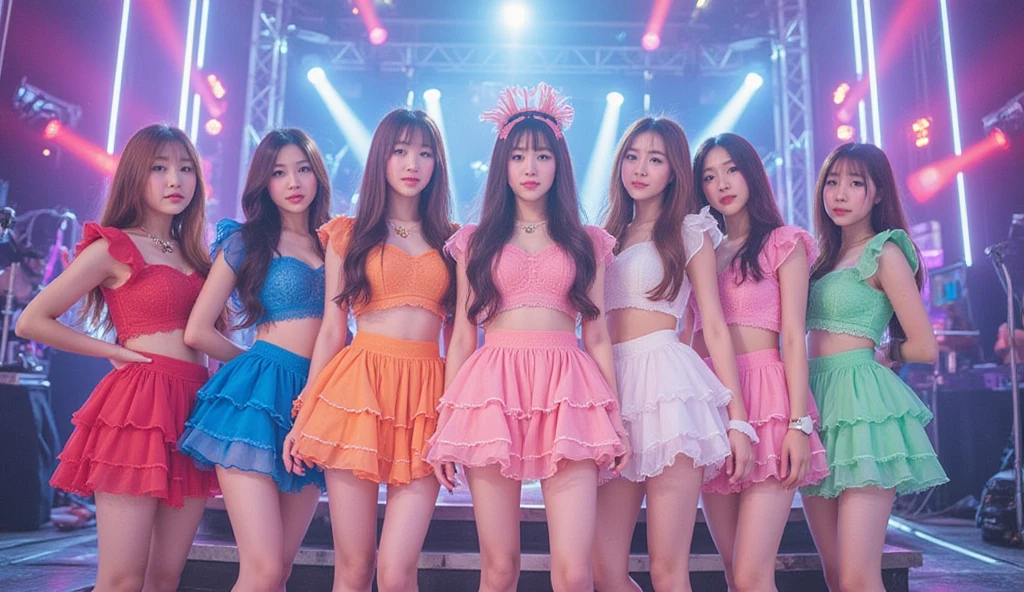 ((ExtremelyDetailed (PUNIPUNI KAWAII 12 Girls in a row:1.37) Shibuya Hachiko-mae scramble crossing)), (masterpiece 8K TopQuality:1.2) (ProfessionalPhoto:1.37), {(Standing Full Body:1.2)|Dancing}, Different types of hair colors, {(White(skinny school swimwear))|SchoolUniform|Tutu}, {Corrected BabyLike hand|Hiddenhand}, (Joyful Expressions LifeLike Rendering), PerfectLighting (RainbowColor particles:1.2)(Dazzling Blurred ColorfulLights) MotionBlur BREAK (Acutance:0.8) Impeccable Radiant PearlSkin with Transparency .