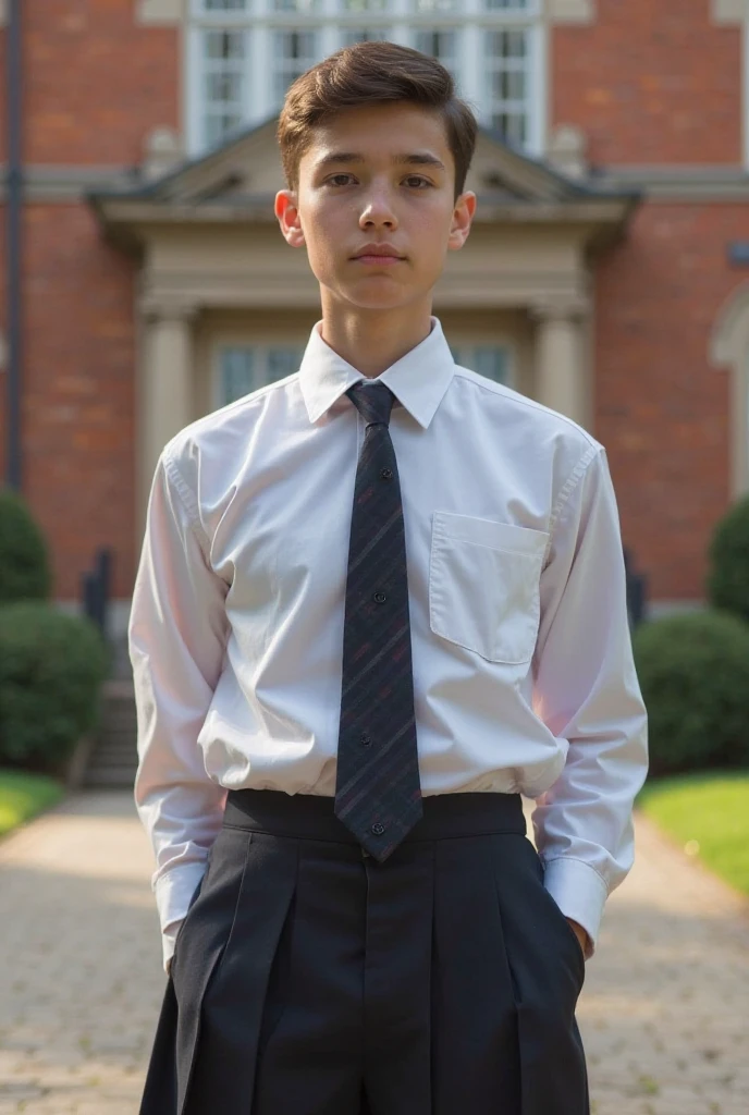 boy, first year high school boy, brown hair Thin Japanese