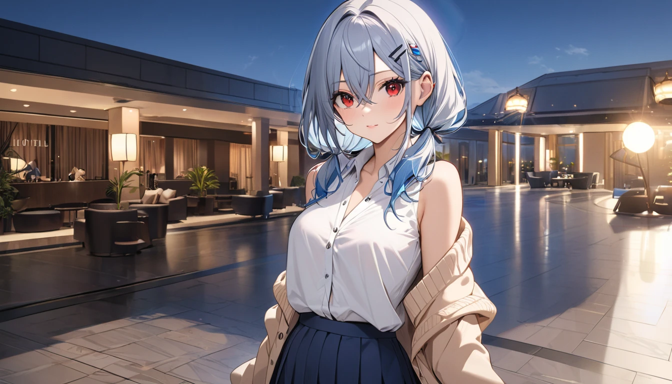 deep skin,textured skin, Altria Grem,
BREAK (white tank top with holographic black jacke:1,2)
BREAK hands in pockets, street, night, cowboy shot,
BREAK (masterpiece:1.2), best quality, high resolution, unity 8k wallpaper, (illustration:0.8), (beautiful detailed eyes:1.6), extremely detailed face, perfect lighting, extremely detailed CG, (perfect hands, perfect anatomy),