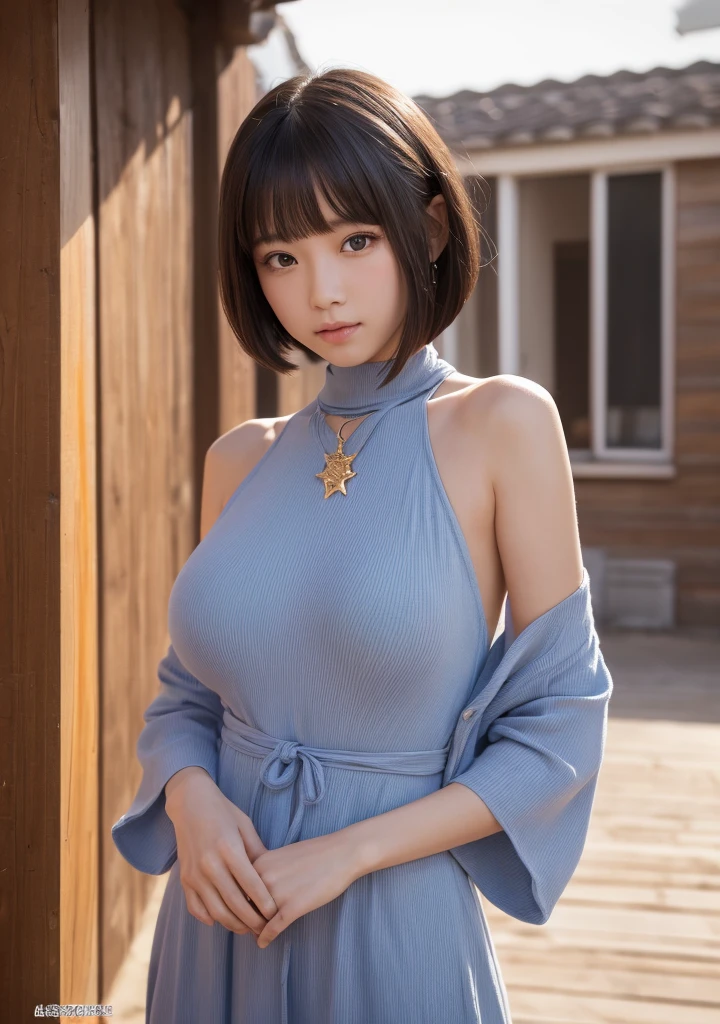 (RAW Photography、maximum quality)、(Realstic、pfotorealistic:1.3)、masterwork、anextremelydelicateandbeautiful、Highly detailed、、astonishing、finelydetail、Light Smile、very detail,8k壁紙、huge filesize、Ultra-detail、Highresolution、absurdres、Soft light、(((Medium hair:1.3)、short bang、Silver hair、Floating Hair NovaFrogStyle))、android、beautiful detailed girls、detailed finger、Very detailed eyes and face、 beautiful detailed nose、Beautiful detailed eyes、long eye lashes、Facial light、looking the viewer、(closed mouth:1.2)、1girls、a Pretty、jung、Mature face、(all-body:1.5)、(medium chest)、realistic faces、Realistic body、Beautiful detailed thighs、(URZAN-6500-v1.1:0.8)、Cross lace clothing、collar shirt、Open clothes、Icy lake、Blue transparent ice、thighhights、ultra miniskirt、Black underwear、Unbuttoned shirt、