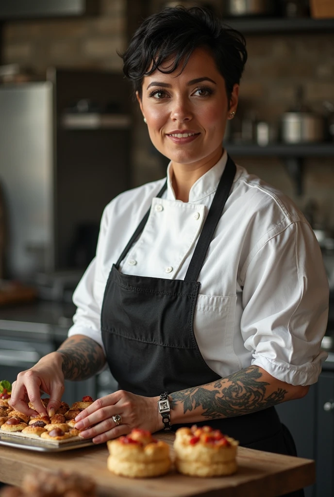 DEN_tristanholmes_SG,
(baking in a bright kitchen wearing an apron, pinny, baking, cooking, chef, apron:1.2),
bokeh, f1.4, 40mm, photorealistic, raw, 8k, textured skin, skin pores, intricate details <lora:epi_noiseoffset2:1>, epiCRealism <lora:ClothingAdjuster3:-1>