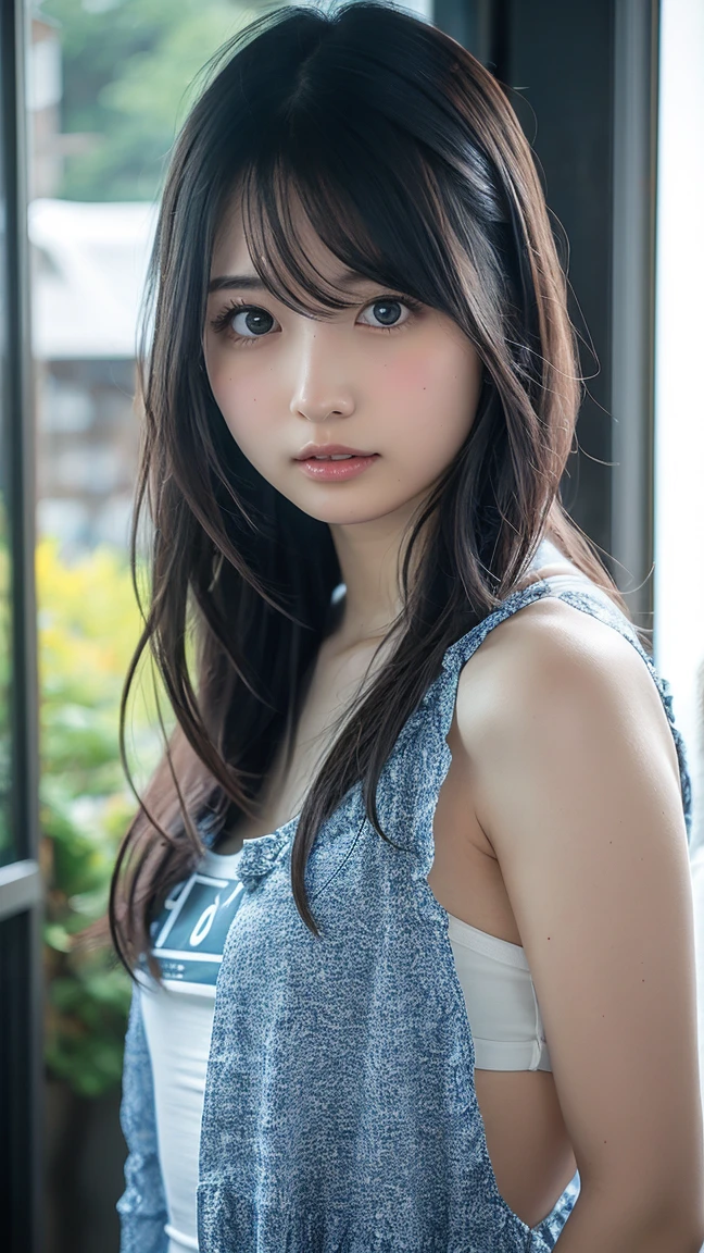 Nikon Z 85mm, ((best quality)) ((masterpiece)), intricate details, sharp focus, professional, photorealistic, real life, ultra realistic, photorealism,SILHOUETTE light,finely detail,best quality,extremely detailed CG unity 8k wallpaper,perfect artwork,upper body, shiny hair, glowing eyes, lustrous skin, realistic, perfect female figure, narrow waist, looking at viewer,lace,seductive posture, sexy pose, an extremely delicate and beautiful,best quality, beautiful detailed girl, beautiful detailed eyes,light on face,cinematic lighting,see-through,White pajamas, transparent material, revealing buttocks,a realistic representation of the face, (intricate details, makeup, (detailed beautiful delicate face, detailed beautiful delicate eyes, a face of perfect proportion, high detailed skin, detailed skin, best ratio four finger and one thumb, arms under breast, medium large breasts, smooth midriff, skiny and thin,fashion, solo ,(young), face highlight, upper body, detailed face, white skin, silver hair, ponytail, braid hair,big eyes, silk robe, (hollow pattern, silk), earrings, slim body, luxury room, professional lighting, tear robe,1 girl,Coiling hair