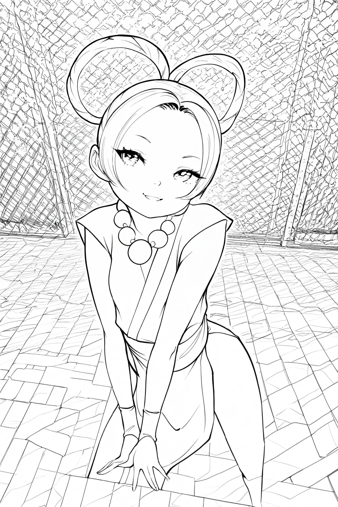 monochrome, greyscale, Line art, lineart, Timbrook, HDR, 8K, high contrast, masterpiece, best quality, amazing quality, very aesthetic, anime artstyle, realistic, newest, B0rn-t0-die,
BREAK
monochrome, greyscale, Line art, lineart, Timbrook
BREAK
1girl, Pearl Fey. Looking up at viewer. dirt floor, garden background, cute pose, wide smile