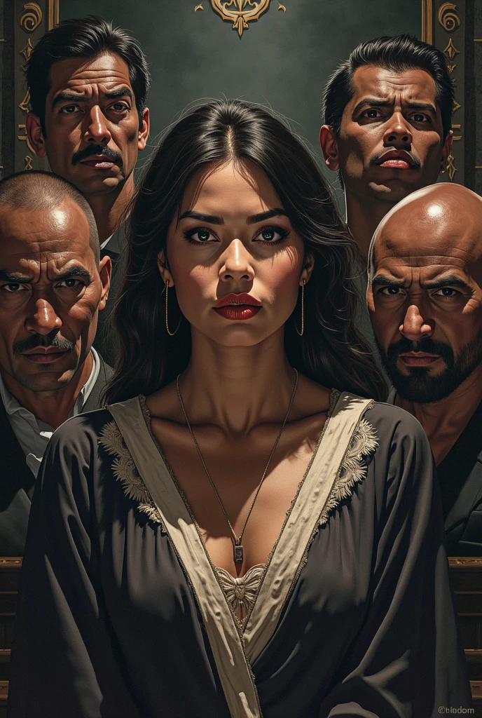 (Best Quality, 2k, Masterpiece, QHD: 1.3, A Handsome short haired african barbarian man is surrounded by three women up against him touching him and gaze at him, at a mansion, wearing Tracksuits that show off body, perfect bodies, women: long flowing hair, seductive, materials, golden hour, , jewelry, golden hour, photorealistic, masterpiece, in love, small grin, perfect faces, Flirtatious-groping