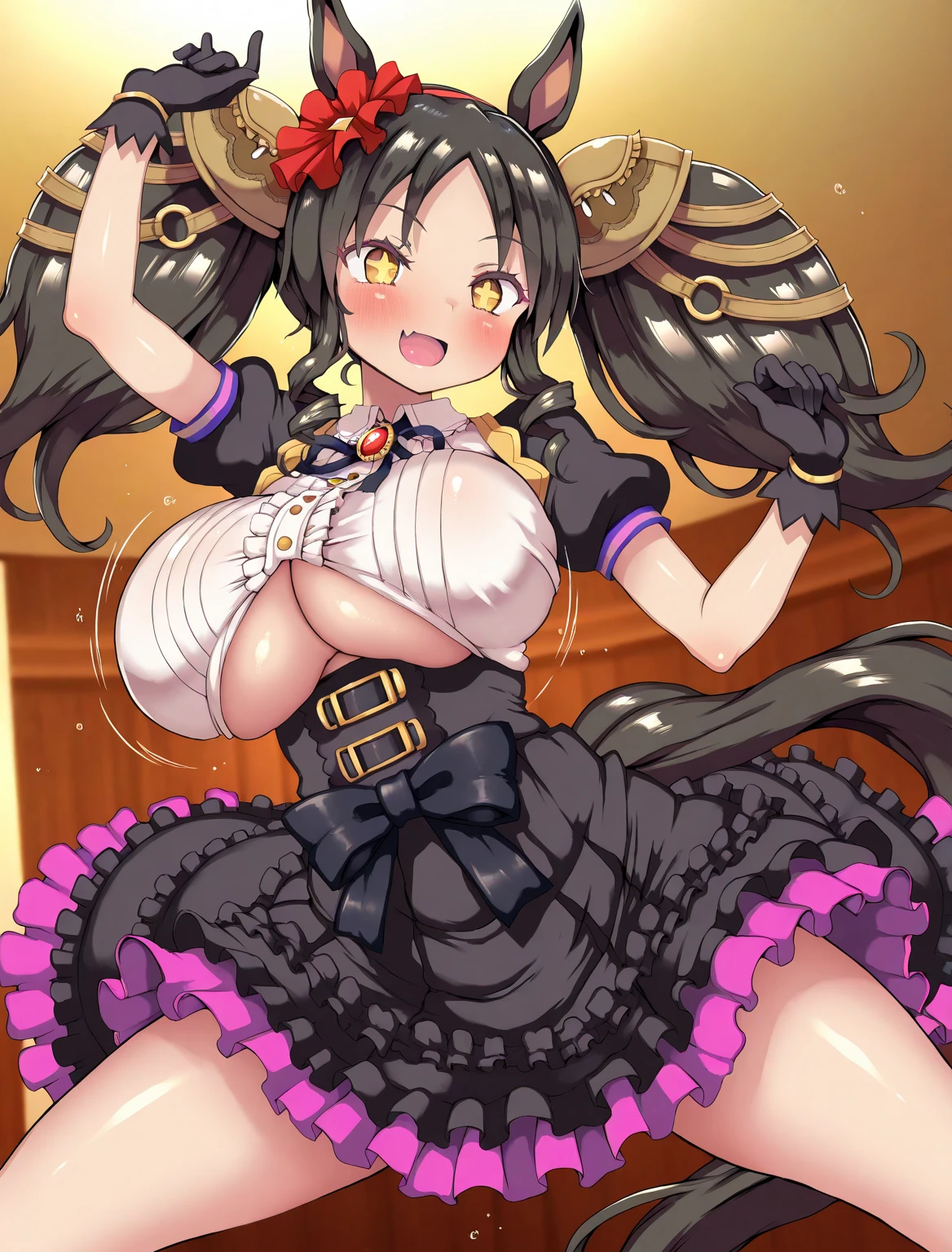 (((highest quality)))、(((masterpiece)))、An illustration、(((very delicate and beautiful)))、(((very detailed)))、cg、(((8k wallpaper)))、wonderful、small details、masterpiece、(((the best ultimate art)))、very detailed 、(((cg Unity 8k wallpaper)))、(((perfect japanese girl)))、(((huge breasts 1:1)))、(((Super Big 1:1)))、(((perfect body)))、(((perfect arms)))、(((perfect hands)))、(((perfect breasts)))、(((perfect face)))、(((perfect hairstyle)))、(((Nipples showing through)))、(((I can see your breasts)))、(((huge nipples)))、(((Ahegao 1:1)))、(((1 in line:1)))、(((Peel the whites of your eyes 1:1)))、(((Climax 1:1)))、(((orgasm 1:1)))、(((Acme 1:1)))、(((Stick out your tongue 1:1)))、(((spread your legs)))、(((black hair)))、(((short hair)))、(((NSFW1:1)))、(((Black and white jacket)))、(((spread your legs)))、(((black leotard)))