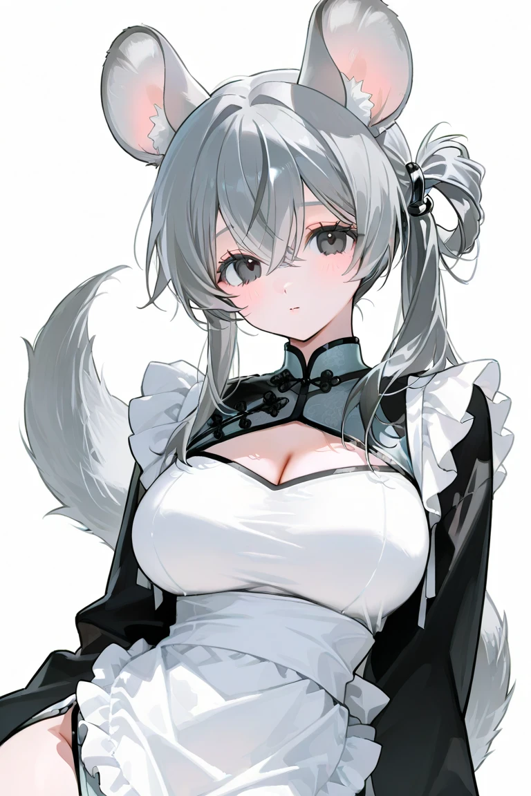 (fox kemono young girl:1.5), (silver long hair yellow eyes:1.1), (spy:1.1), (huge tits:1.2), (solo:1.2)
