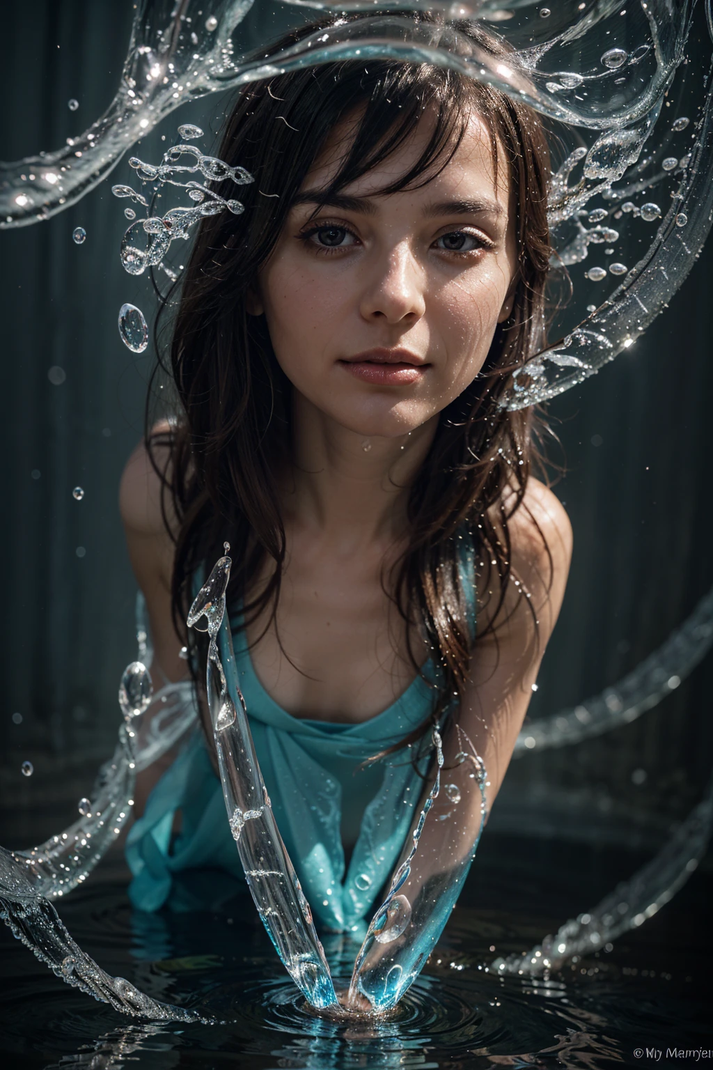 (Realistic, photo realistic style:1.4), (Very realistic skin tone:1.5), (Very realistic skin details: 1.5), (documentary photography:1.5), illusory engine, Digital people photography, film art, Photorealistic, 8K,  Beautiful,  High detail,  High Poly,  Highly detailed,  Highly detailed,  very beautiful photograph of,  lofi, Beautiful,  Extremely detailed,  High detail,  Photorealistic,  rendering by octane,  rendered in unrealengine,  Stunning,  Vivid,  very beautiful editorial fashion photography of editorial fashion photography of modeling photoshoot of photograph of photograph of portrait of portrait of studio photography of,  85mm,  isometric in the style of realism in the style of romanticism,  Awesome,  awestruck,  Charming,  control the soul,  control the soul, Sexy, Hot, Epic, There are no moral constraints, intricatedesign,  sober,  mysterious,  mysterious,  Tasteful,  ((Very realistic skin texture details:1.5)), Clear details and explanations,
perfect female anatomy，A beautiful mysterious goddess composed of water and mist, The clothes she wore were also made of water and fog。, This makes her perfect figure loom, Has the most beautiful face in the world, Amazing grandeur,(Filled with water mist:1.5), Fluttering eyes, (Very mysterious:1.2),
Steps:50 --auto