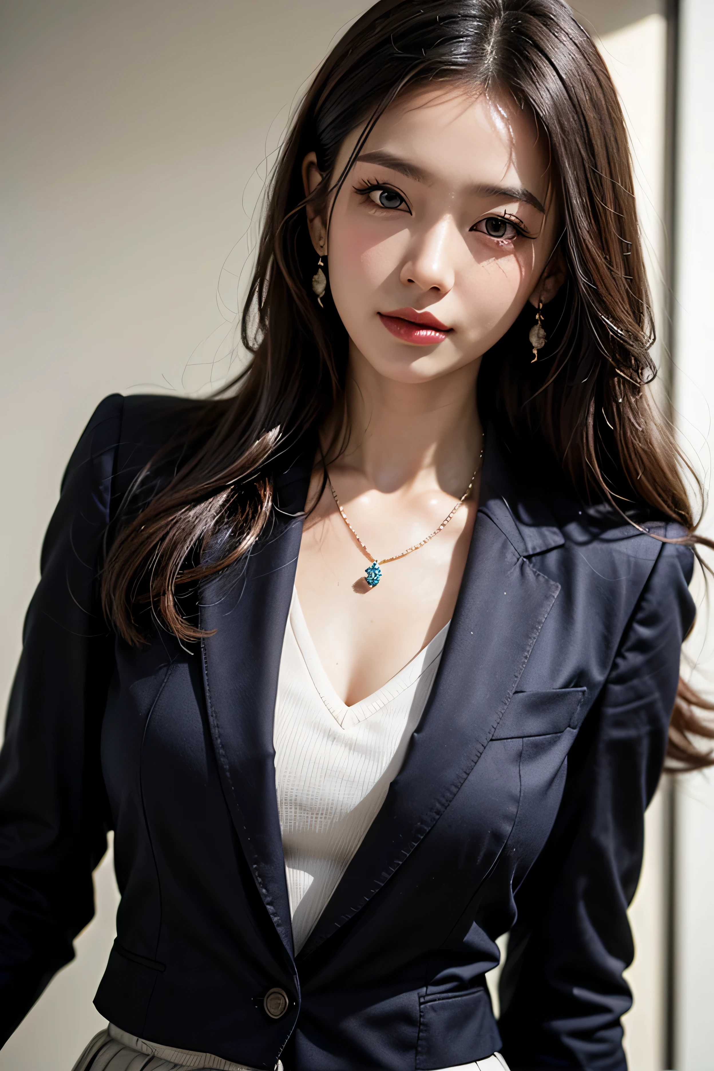 (Lovers 1 Girl), (Colossal tits:1.3), Blouses and tight skirts、a park、Friday Night、 (master piece: 1.3), (max resolution: 1.4), (UltraHD: 1.2), cinematric light, UltraHD, (Detailed eyes and skin), (detailed facial features), nffsw, 8K分辨率, Perfect Style, beautiful countenance、Highly detailed facial and skin texture、A detailed eye、二重まぶた、Glitter Eyeliner:1.2、thin cheeks、fair white skin:1.6、shiny little necklace and earrings,、Red Rouge:1.2、shiny lip:1.2、((FULL BODYSHOT:1.2))、(Neat and snow-white blouse)、Women's Fashion Autumn、high-heels、(Layered Hair Style、dark brown hair)、medium-Long hair、(A very seductive smile:1.2)