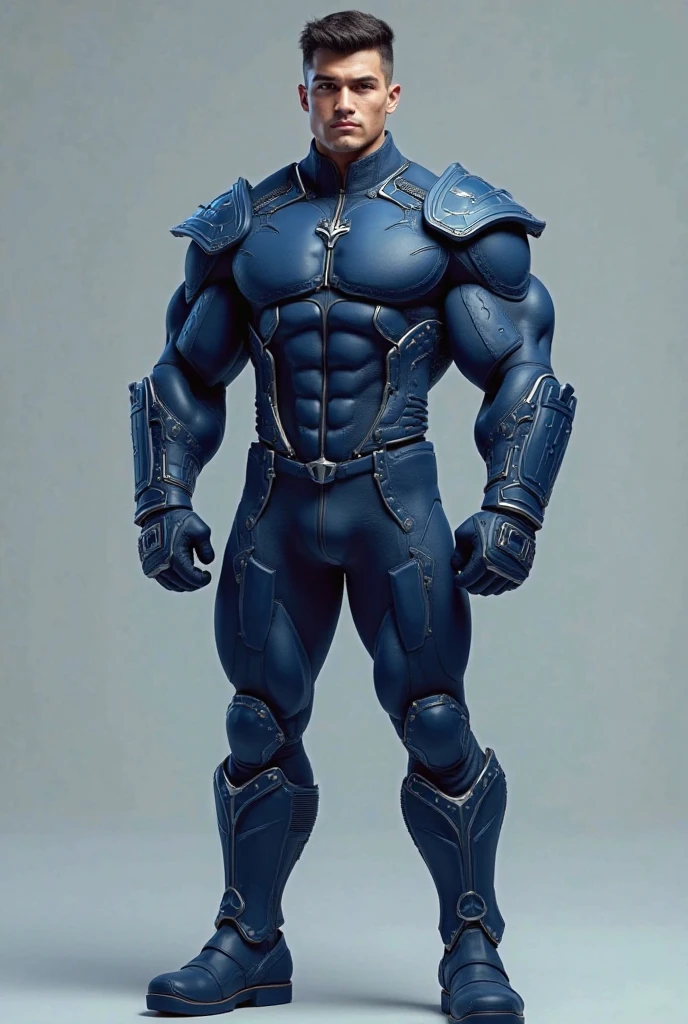 (((FULL BODY SUIT, WHICH DOES NOT SHOW ANY BODY OPENING INSIDE.))) 1boy, reference sheet, character design, front angle, side angle, rear angle, dynamic poses, (masterpiece:1.2), (best quality:1.3), (reference sheet:1.5) ((Best Quality, 8K, ultra-detailed, Masterpiece: 1.3)), 1boy, full body image, shiny skin, sharp, Perfect Body Beauty, realistic shaded perfect body, muscular male, huge and voluminous shoulders, shapely neck Big Breasts, chiseled abs, huge muscles, bodybuilder body, 300 lbs, (((back))) Broad back, shapely trapezius, toned deltoids, voluminous lats, (closed helmet, plain helmet, helmet with mask, expressionless male mask,:1.1), legs not too far apart, ("bodysuit, big bulge muscles ":1.2), ("leggins, armor":1.1), legs not too far apart, ("glove, armor":1.1 ), ("jet black armor":1.1), (techwear) (dynamic pose:1.1), thigh , battle field , (bulge focus:1.2), 3d, cartoon. (((FULL BODY SUIT, WHICH DOES NOT SHOW ANY BODY OPENING INSIDE.)))