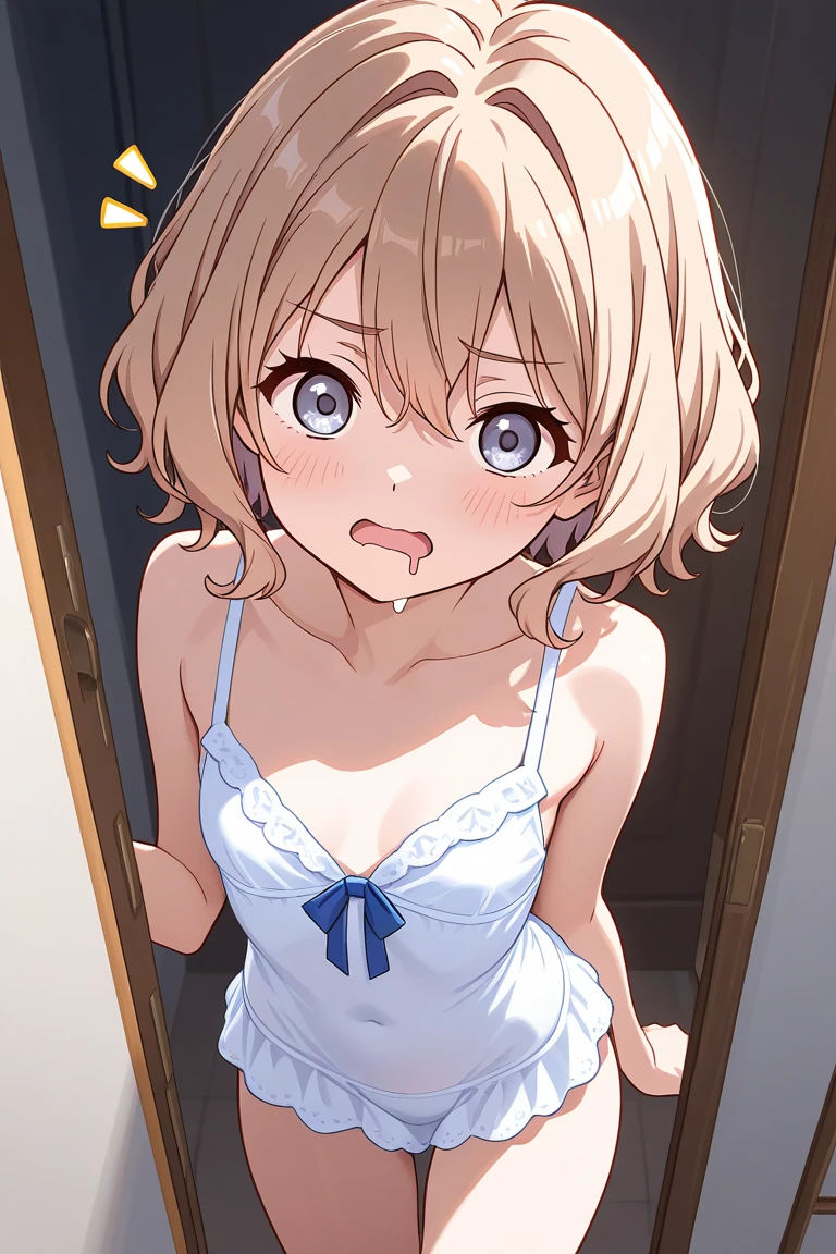 masutepiece, Best Quality,Illustration, Wallpaper, Ultra Detail, Little Face Lori、(((molesting)))、((fear:1.5)))、(Teary-eyed:1.5)、(((Cute white underwear)))、(blazers、Kilted skirt)、ample breasts、((Morester))、((Girl getting her bra removed by a man))