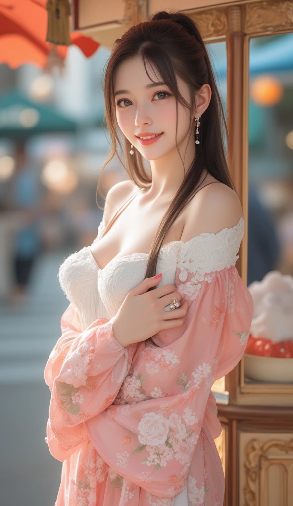 (32K:1.9, Highest quality, masterpiece, Ultra-high resolution, Professional low-angle camerawork:1.5, Very detailedな肌と顔の質感:1.4), Always accurate, Very detailed, ((20 year old Japanese wife, Busty on the verge of collapse, Cooking in the kitchen:1.6, The morning light illuminates the hut, Wearing only a gingham apron, naked.:1.7, Incredibly slim body:1.5, areola is not visible)), Fair skin, elegant, sense of cleanliness, Vegetable cutting pose, (Big eyes that exude beautiful eroticism:0.4, A shy smile:1.0, I love you with all my heart:0.8, Please open your mouth a little, lipstick, Feel the beautiful eroticism:0.9), (Dark brown medium hair), Earrings, necklace, bracelet, (romantic, mysterious), Object of admiration, original, dramatic, artistic, Innovative, charm, Heartful, Fancy, sense of openness, special, exciting, Extreme, Tilt, sense of loss, sorrow, sorrowの表現, ((若さのcharm, 女性的なcharm))