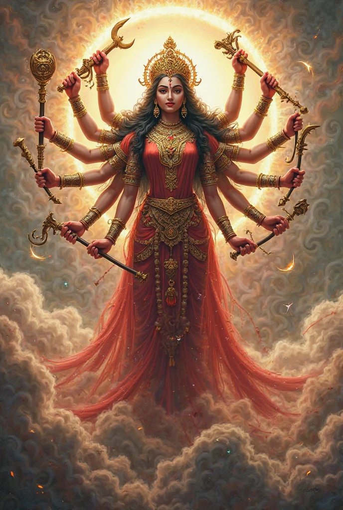 Maa durga front side