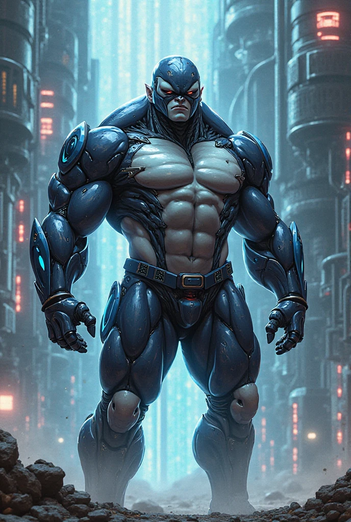 (Avengers style Black Panther), (pose:1.3), (posing:1.3), (soft shading), 4k, hi res, five fingers, detailed hands, ((detailed face, (detailed eyes:1.3), detailed)), ((focus on full body)),show legs,show feet,(by takahirosi:1.5), solo, looking at viewer,angry roaring, 1boy, snow background with ice, navel, standing, full body, male focus, abs, biceps, flexing,((nude)), smile,furry