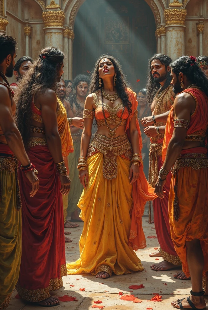 a woman sitting on top of a pile of men in a wrestling ring, the godess hera looking angry, actress, trending ,, hd movie photo, promotional movie still, movie promotional image, 8 k movie still, cinematic goddess shot, aishwarya rai, 4k movie still, 4 k movie still, 4k still, biopic, loin cloth, fantasy movie still, acclaimed masterpiece