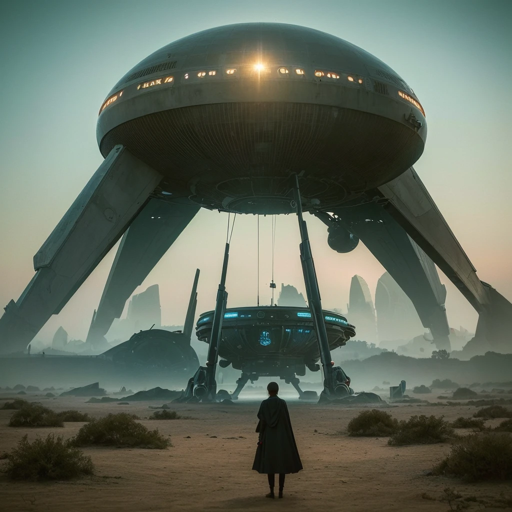 ((( Top Quality Masterpiece))),((( Retro Vintage Sci-fi))),(((Savior))),(((surreal))),(((surrealism))),(((futuristic,Now Or Never ,Solemn,lost technology))),(((background:Amazingly Simple ))),