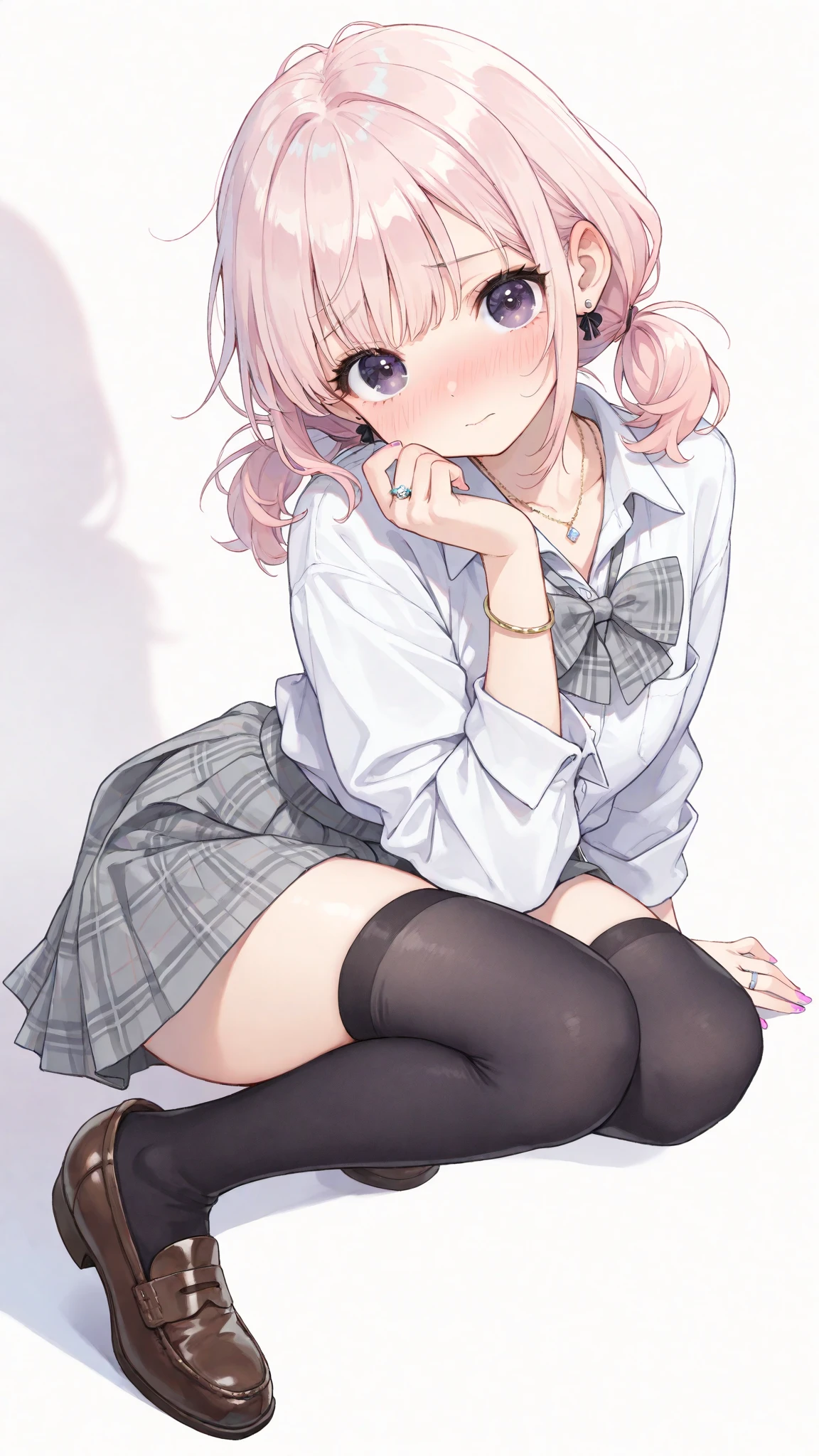 Adorable cute, Curly Hair, Soft Hair, Cute Bangs,Soft and fluffy white and black, Adorable, masterpiece、Best image quality、最high quality、 (cryin, Perfect Face) , independent, Anime art style, Cute Characters, Most detailed, high quality、(((blush, cry)))、(No clothes)、(missionary, 1boy, penis, lying, vaginale, ass pov, spread legs, Sex, nsfw)、nose blush、steam、Shiny Hair、Very fine and beautiful bright eyes、Very detailed, clear and beautiful face, Awards, Anatomically correct、((missionary position,man on top, spread legs))、((Scared))