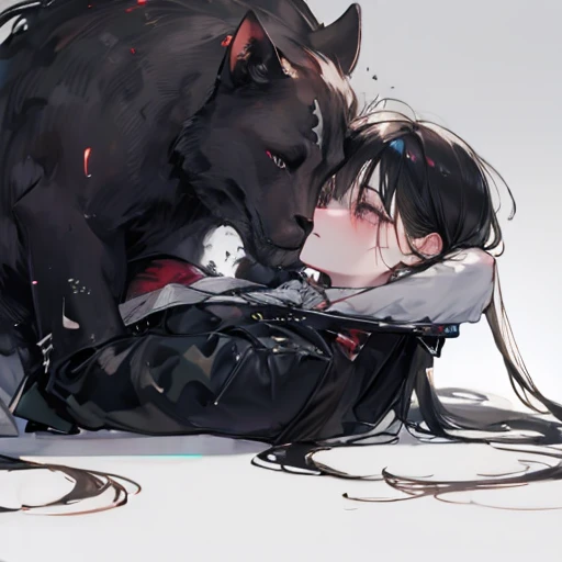 nsfw, Furry cute sexy white black skunk woman sits on a snowy rock straddling a large horse in front of a snowy castle, wearing a fur cape, mouth open, winter, snowing, long fluffy furry skunk tail, Medieval times, fantasy, tiny small breasts white black skunk woman, (Women hetero- skunk), (Furry), (Man hetero-horse), very rough sex, she crys, holding her down by her arms, huge thick equestrian penis in vagina sex, he nibbles grabs her waist, cum oozes out vagina, vaginal sex, (Furry), sex, focus on face and crotch, she fucks him, doggy style sex, Sakimichan art, white and black palette, ex, girl face down ass up, (doggystyle, (1boy:1.1), hetero, 64k, masterpiece