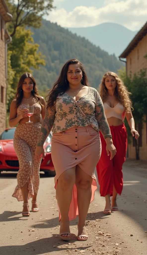 make there are two women with no clothes, (make big boobs)