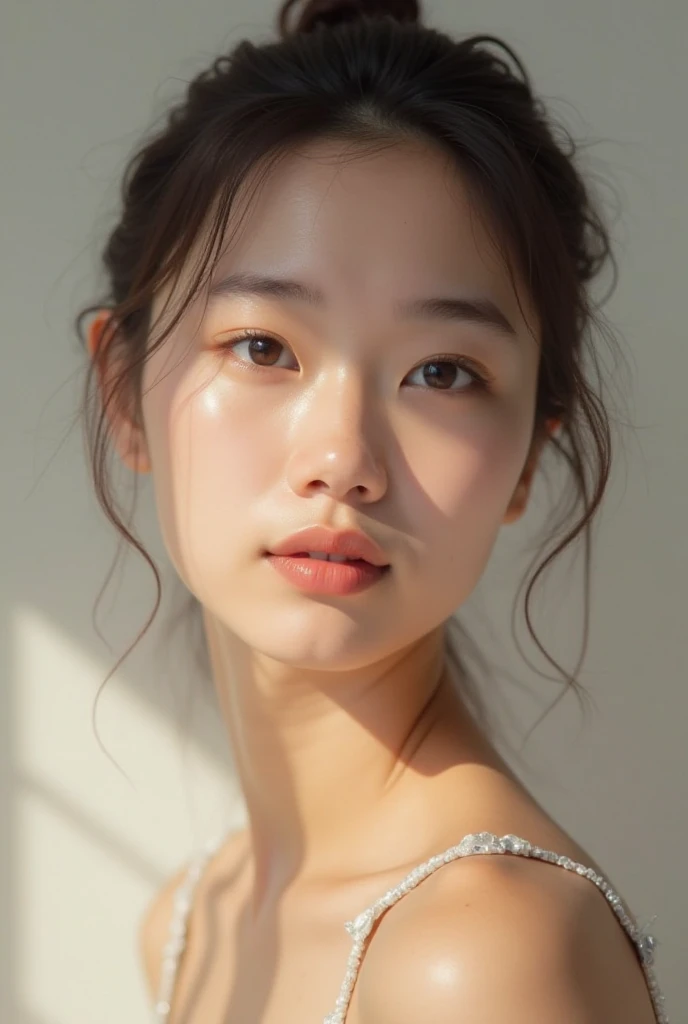 japanese woman,1 female,beautiful,20-year-old,Real natural skin,(RAW photo, highest quality),(realistic, photo-realistic:1.3), clean, masterpiece,finely,masterpiece,Super detailed,High resolution,(best illustrations),(best shadow),Complex, bright, Lens Distortion Correction, Far Lens