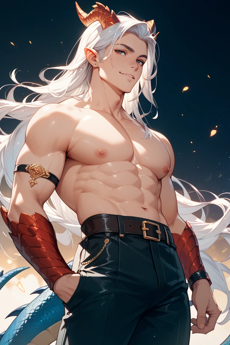 (8k,shipmentsrrealista shipments Maximum quality;1.4) (ung boy) Super handsome king of the underworld (lifelike face) (long white hair with black highlights , bright plaid floral hair) slenderbody Muscular and hairy and macho Bright floral plaid aristocratic outfit with large golden eyes bright plaid floral decoration Fangs peeking out of the mouth Pointed claws a seductive gaze Beautiful expression A hyper-realistic (King of the Underworld) appealing (real looking skin) super high resolution high détail Luxury plaid floral pants pink plaid checkered aura emanating from the body effect Floral checkered transparent cover