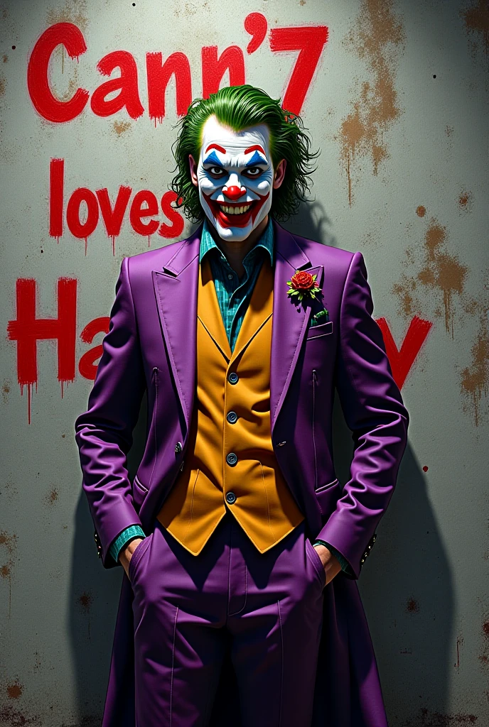 Willem Dafoe joker suit smile 
